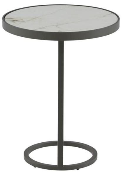 Ligne Roset Садовый столик круглый из стали  19980350  - Вид №2