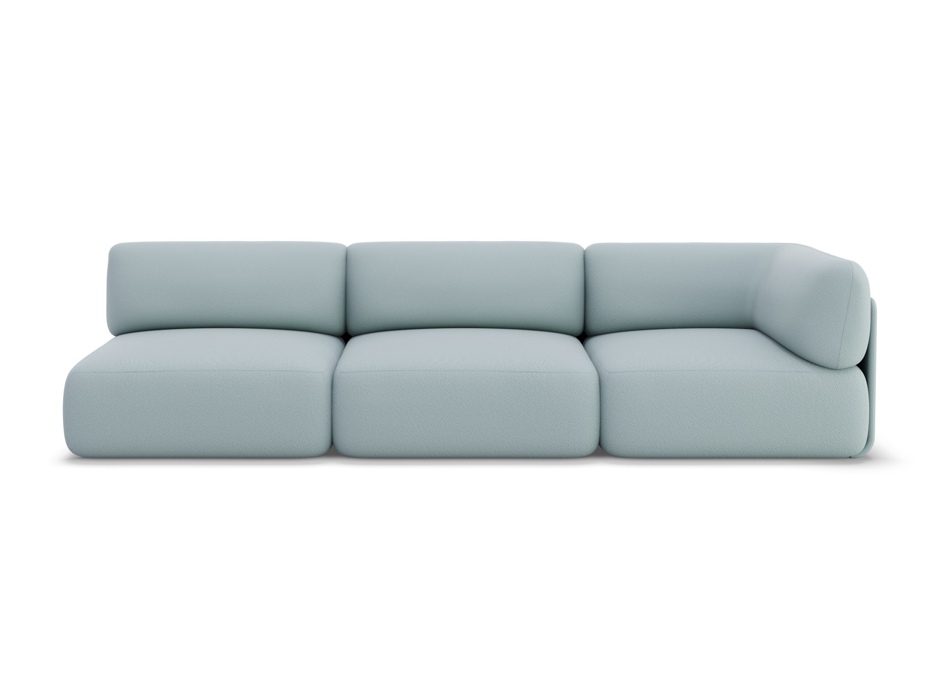 Открытый 3-местный тканевый диван Noah Living торий ARCH-00110228 - Вид №5