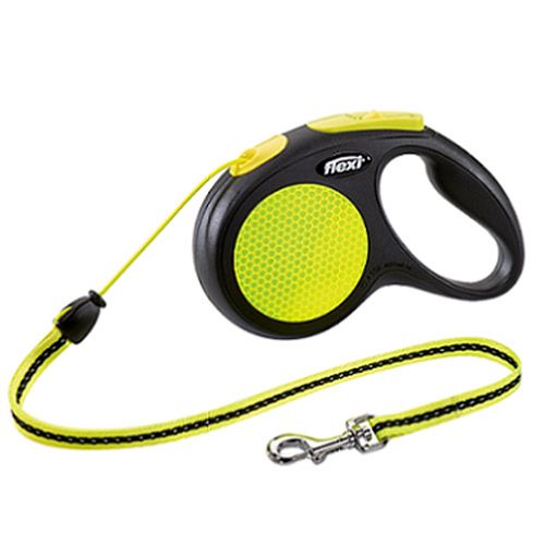 ПР0038498 Рулетка для собак Neon New Classic М (до 20 килограмм) трос 5м Flexi 