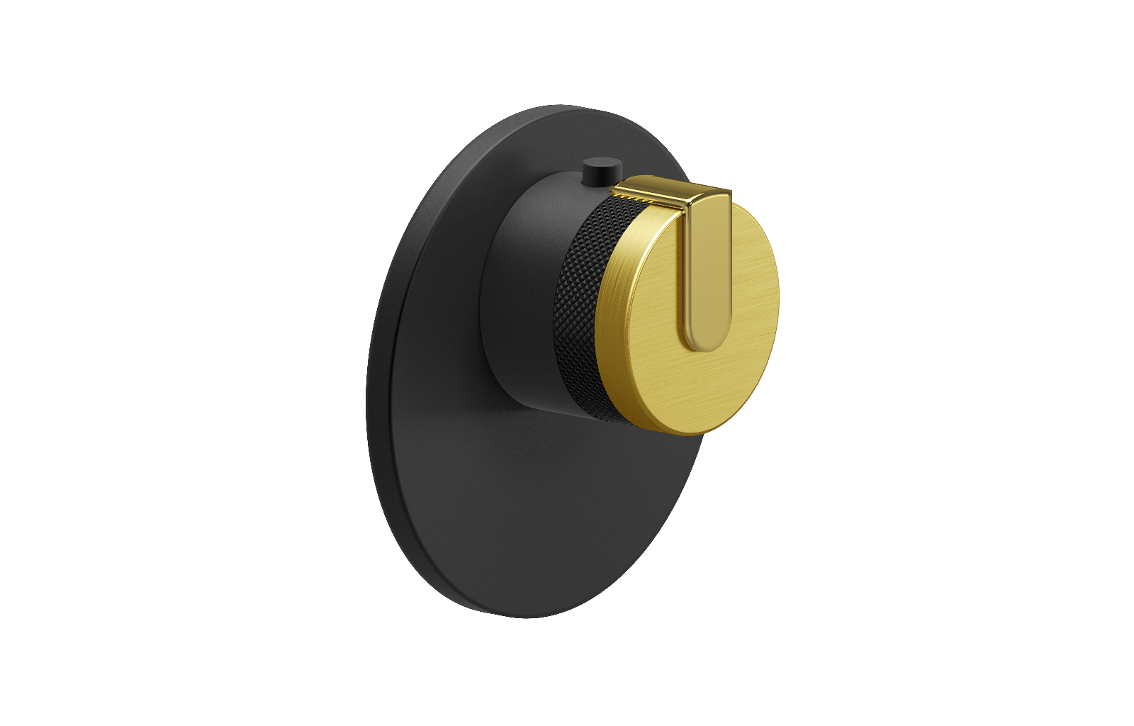 E-8027-R1BBE-L1AU-MBK-T Термостатический переключатель 3/4-Внешняя часть GRAFF MOD+