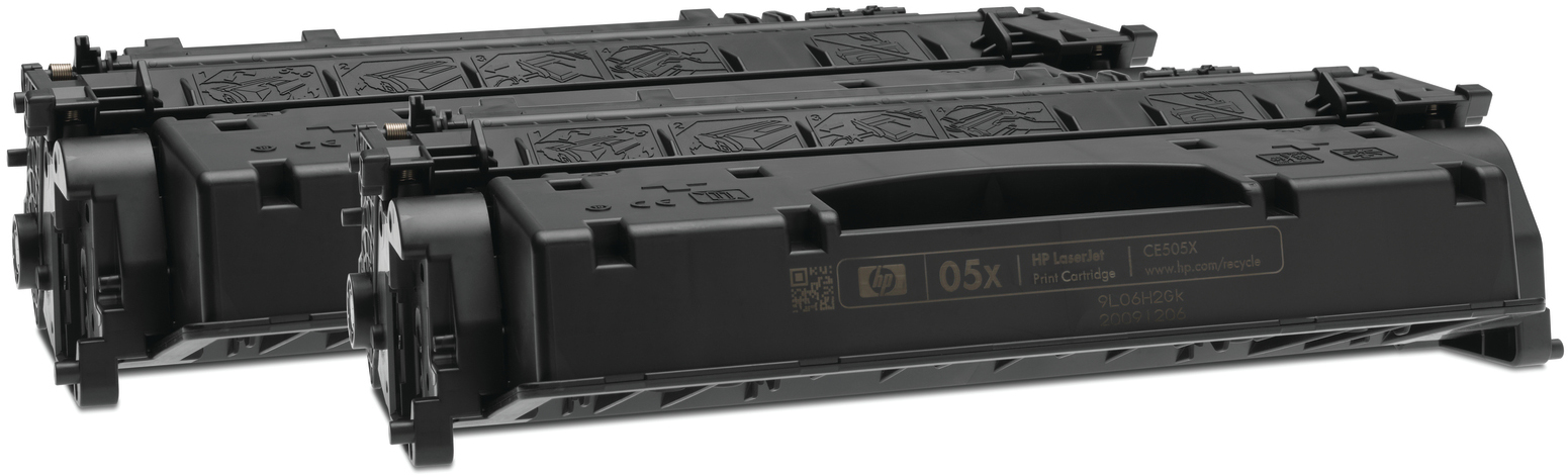 CE505XD laserjet ce505x dual pack black print cartridge HP Santreyd  - Вид №1