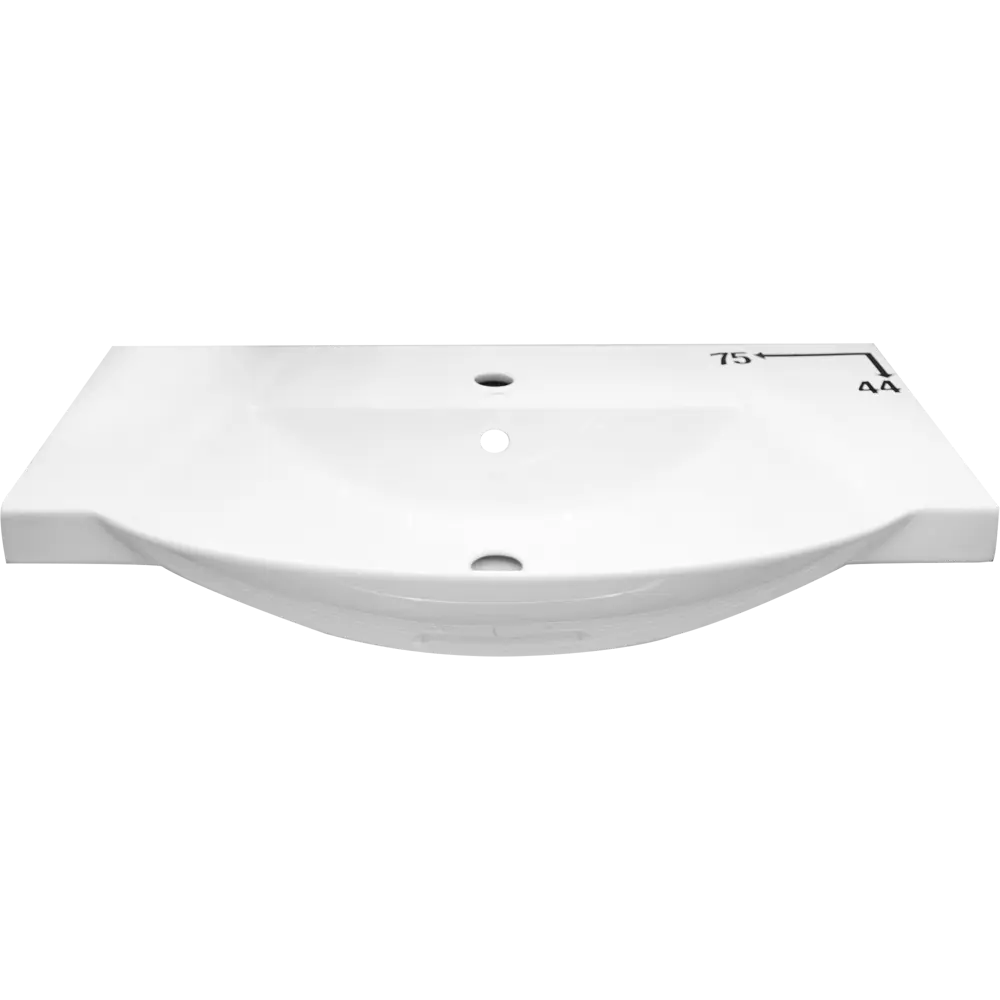 Раковина Монро накладная 75 см KIROVIT отсутствует STLM-2080594 - Вид №1