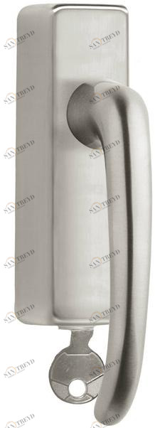 Formani Оконная ручка dk никель с замком Timeless 1922-dklock-o