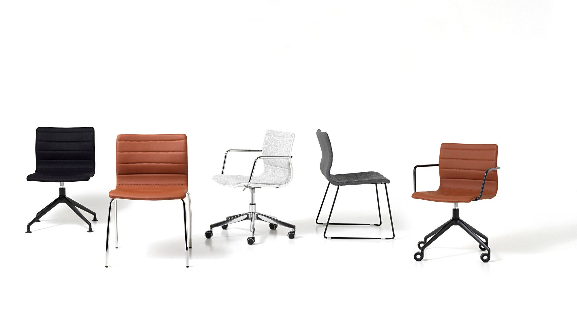 Офисное кресло из ткани с 5 спицами Diemme ARCH-00084606 - Вид №2