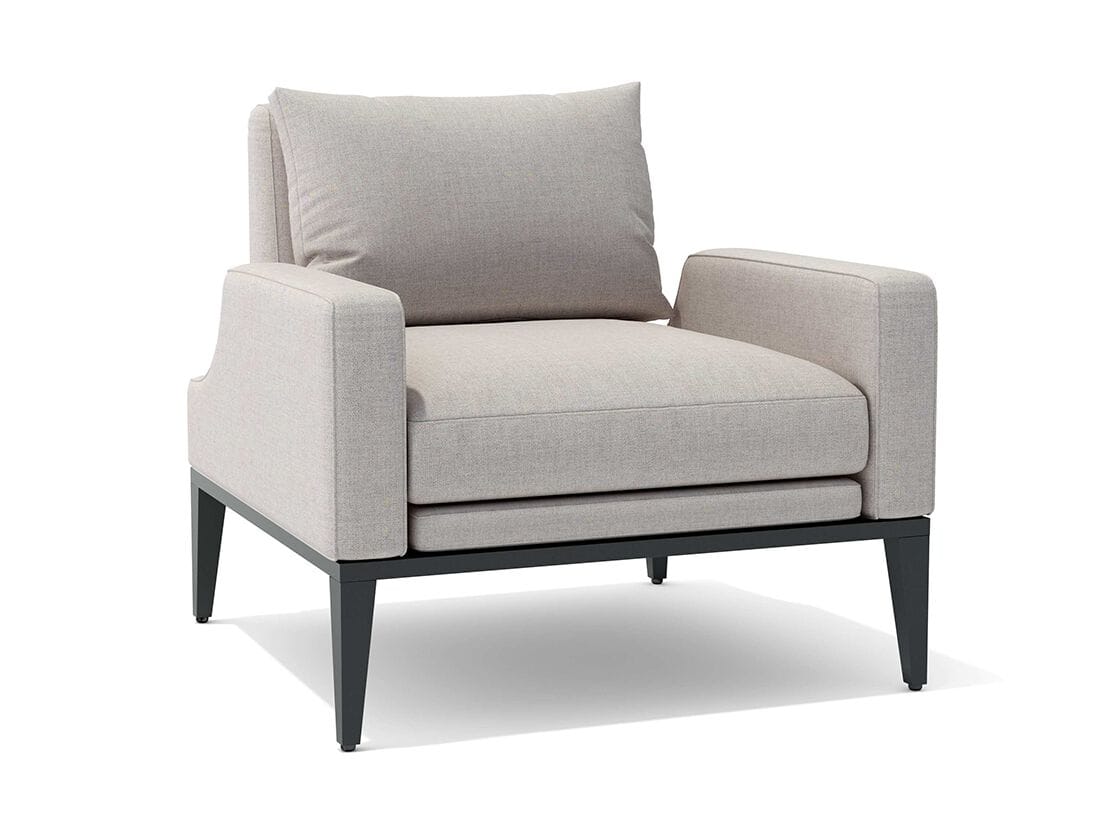 Тканевое садовое кресло с подлокотниками Walters Varenna ARCH-00041917