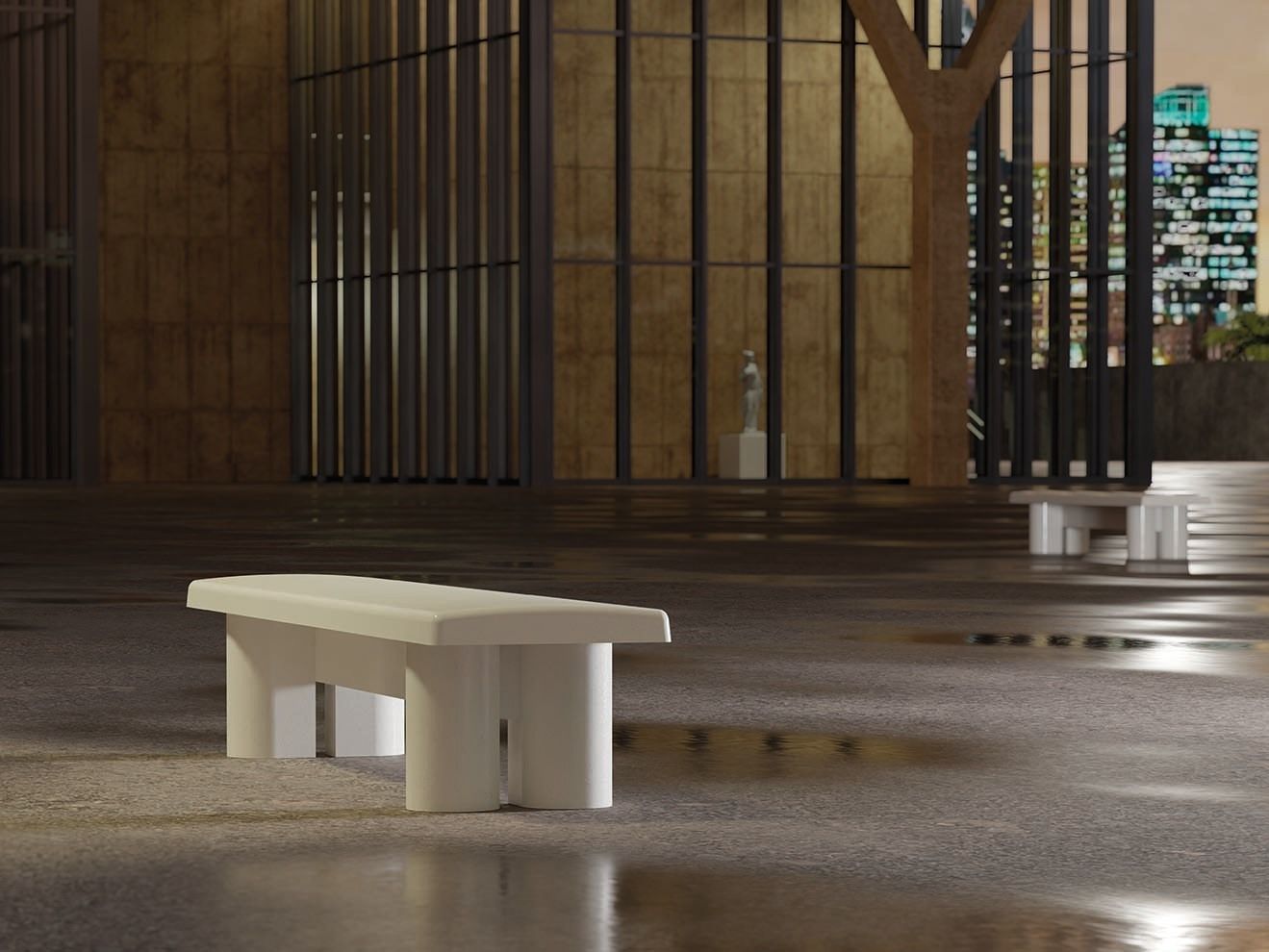 Скамья без спинки ULMA Architectural Solutions LUR ARCH-00105714 - Вид №1
