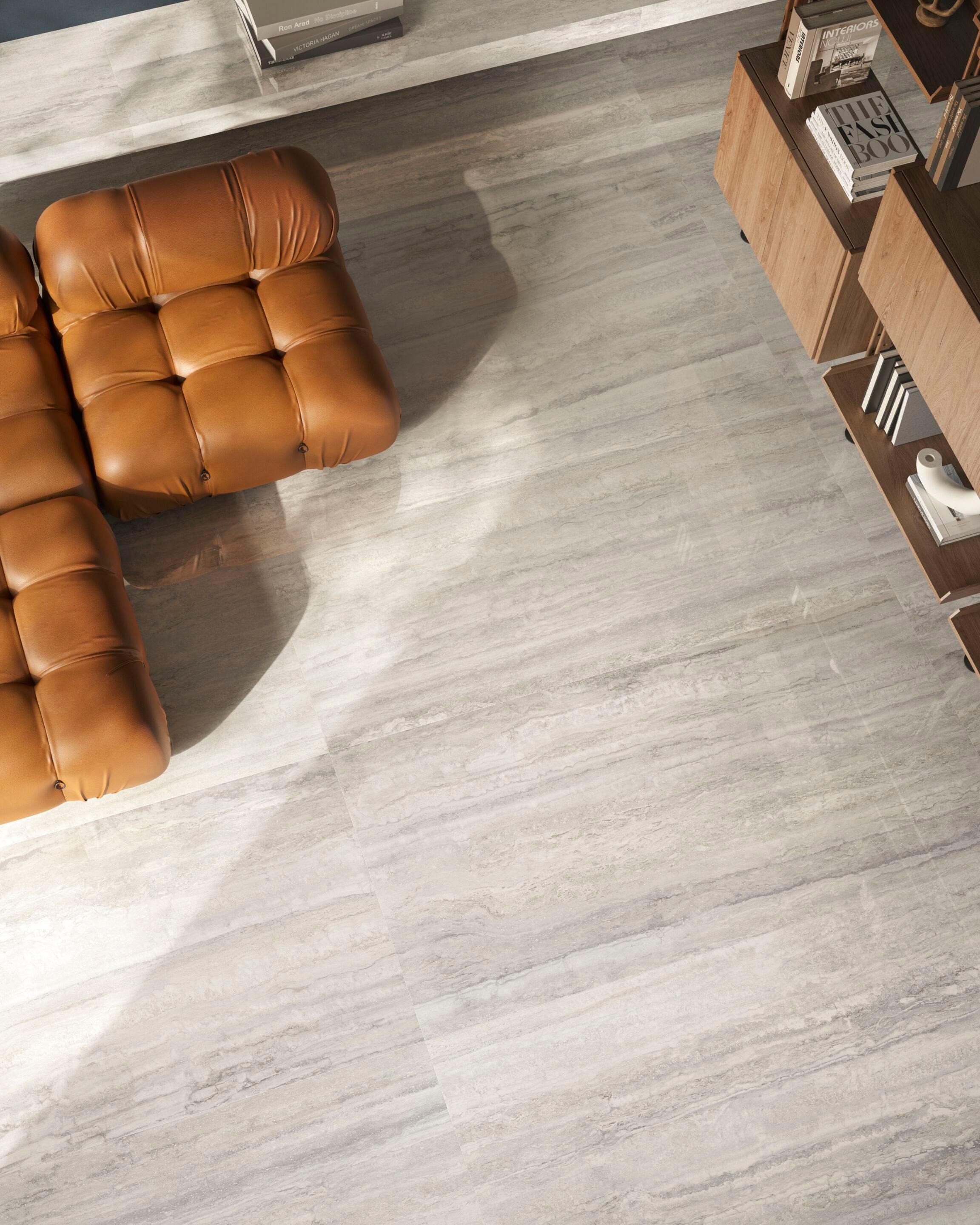 Напольное / керамогранит с эффектом травертина CERAMICA SANT'AGOSTINO Invictus ARCH-00067005 - Вид №3