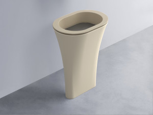 AMLA65-AV+AMPILO-FN+AMCOLO-LN Раковина Amedeo Ovale отдельностоящая cielo Enjoy + Amedeo