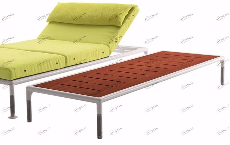 B&B Italia Outdoor Приставной столик из красного дерева Springtime sun-id-1380137