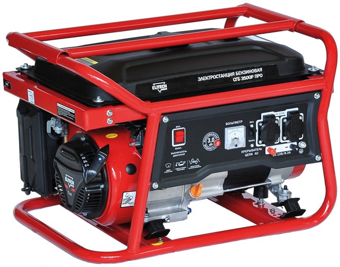 Электрогенератор   бензиновый Elitech СГБ 3500Р ПРО 9088391 STDN-0097890