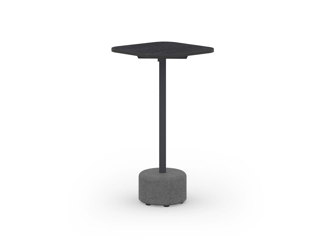 Квадратный стол с верхней частью HPL и тиковым или каменным основанием MAMAGREEN Glyph ARCH-00037805 - Вид №5