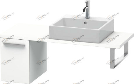 XL542001818 X-Large Шкафчик для компактной консоли Белый матовый, декор Duravit