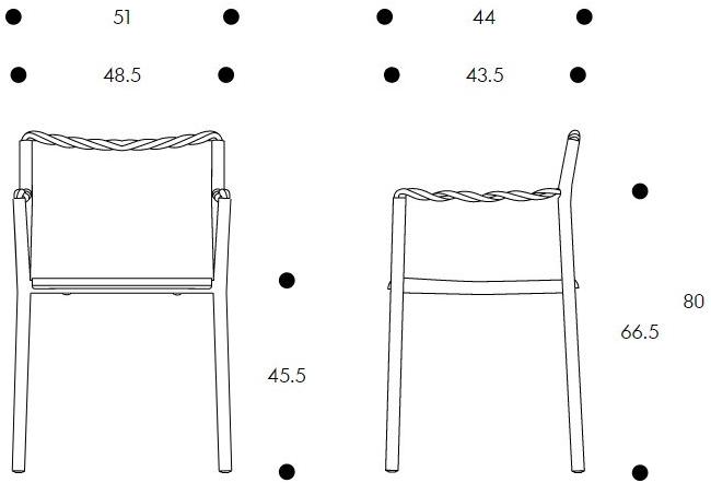 Artek Стул с подлокотниками sun-id-1411070 - Вид №5