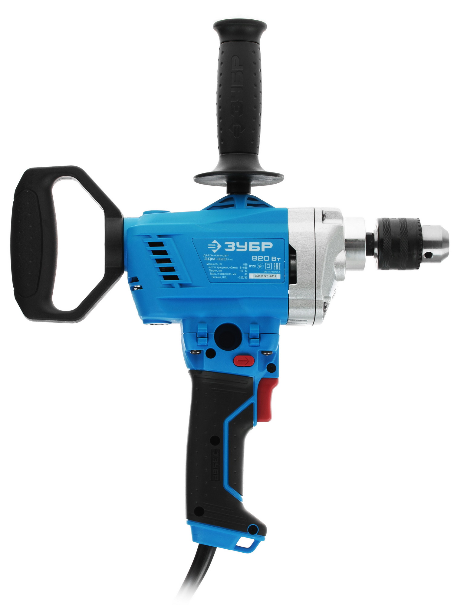 Дрель-миксер Зубр ЗДМ-820 РМ 1063355 STDN-0020321 - Вид №1