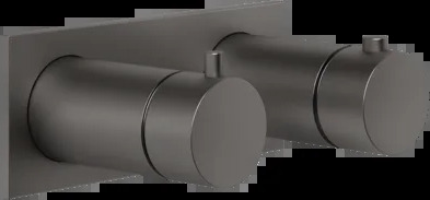 Смеситель для душа 63332 707 Gessi Ventaglio ЧЕРНЫЙ МЕТАЛЛ BR. PVD