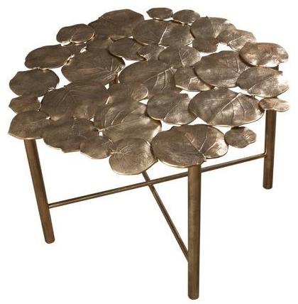 Hamilton Conte Paris Низкий круглый металлический журнальный столик Nymphea sun-id-1403560 - Вид №1