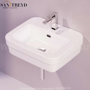 EVO15BIANCO Подвесная раковина настенная прямоугольная Simas Evolution белая