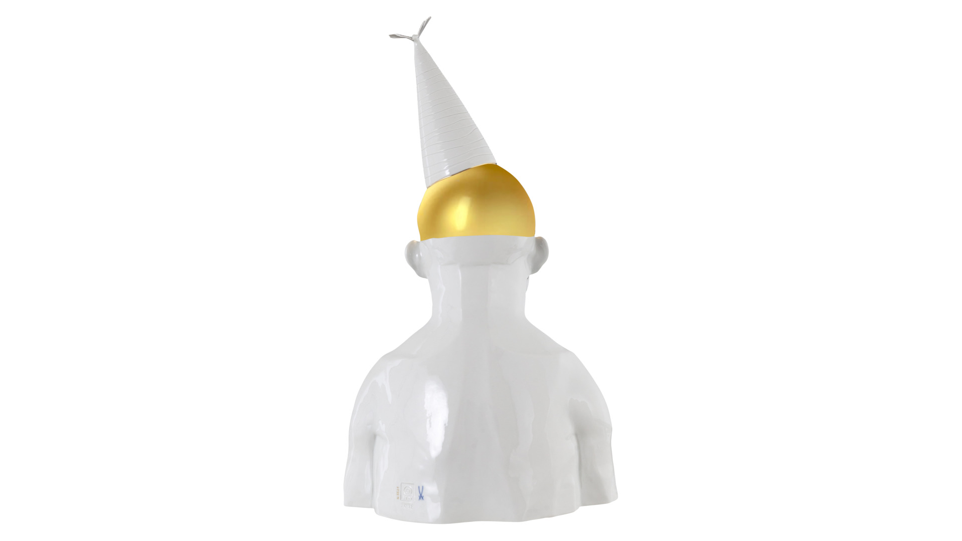 10649412 Meissen Скульптура Meissen "Паяц" 49см (Олаф Стой) Фарфор, Керамика  - Вид №1