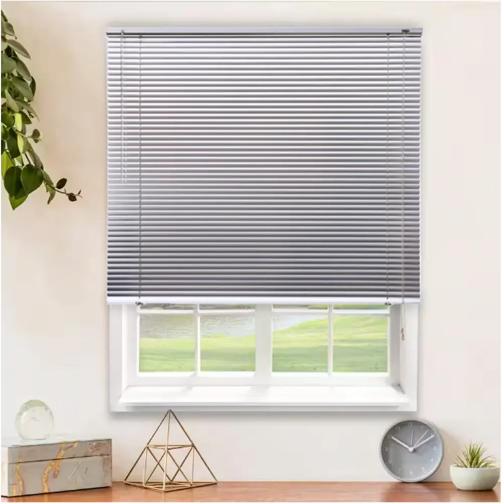 INSPIRE Серебряные горизонтальные жалюзи 100×160 см 89351018 STLM-1472855 - Вид №3