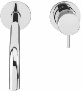 Water Evolution Смеситель для умывальника из хромированной латуни Flow