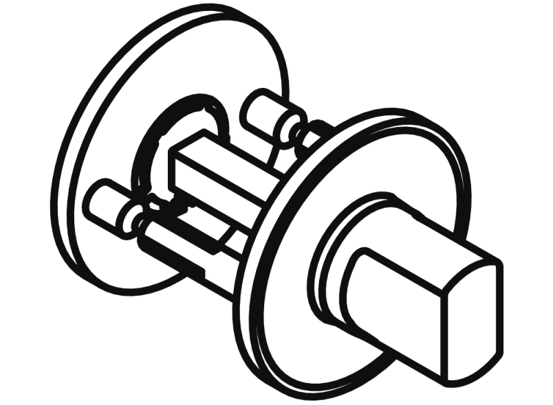 306.23PBVINR туалетная розетка HEWI System 111 | Polyamid  - Вид №2