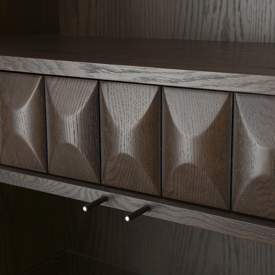 43413181 Шкаф latina, 94х45х185 см Unique Furniture  - Вид №11