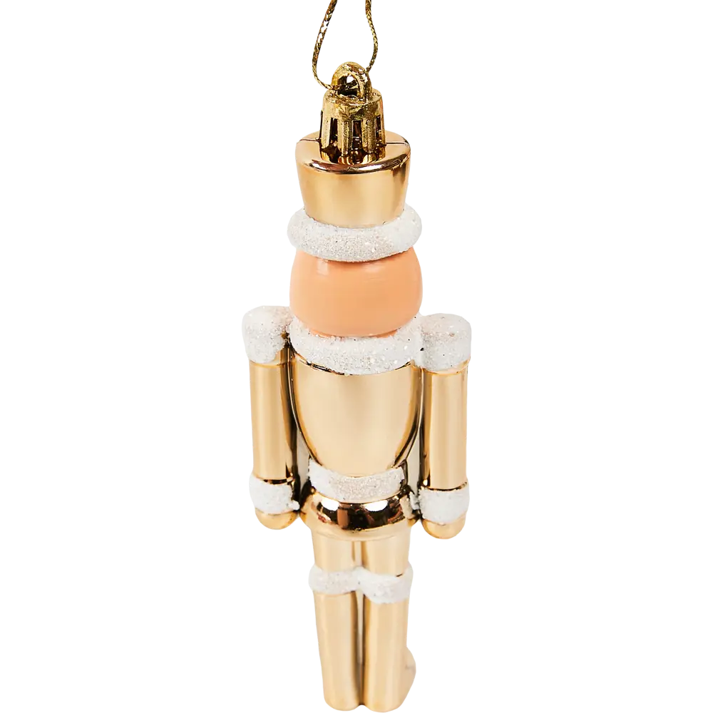 87036536 Елочная игрушка Щелкунчик 12.8x12.3 цвет красный 3 шт. STLM-1357069 Santreyd  - Вид №3