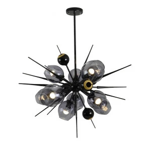 Светильник подвесной 80х90 см черный Delight Collection 9720P-10S DELIGHT COLLECTION ДИЗАЙНЕРСКИЕ 00-3883166 Черный