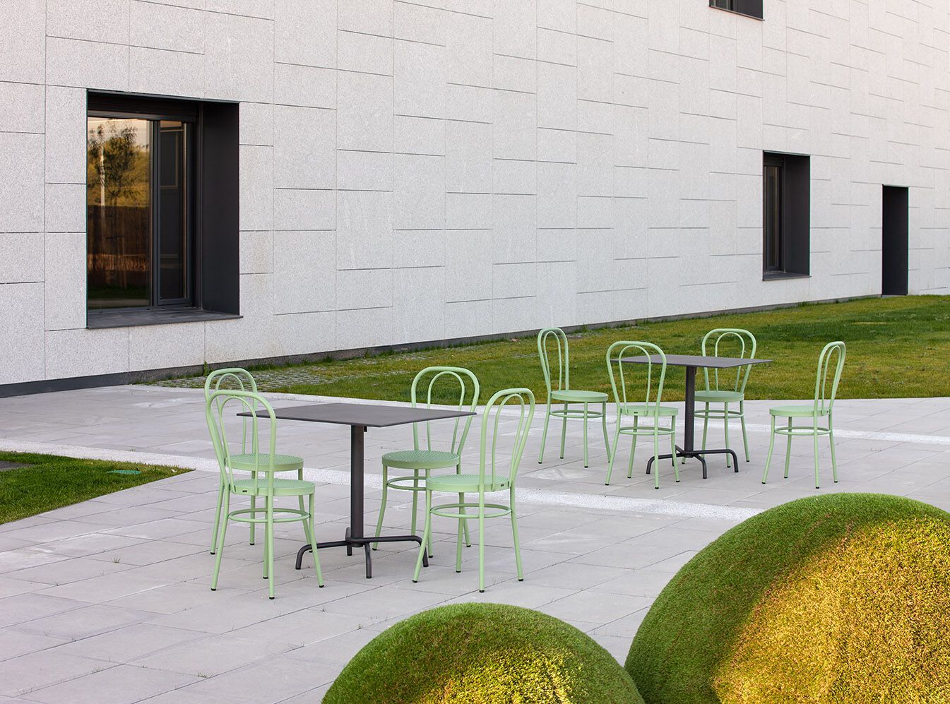 Квадратный садовый стол со стальным откидным верхом iSimar Muelle ARCH-00091903 - Вид №5