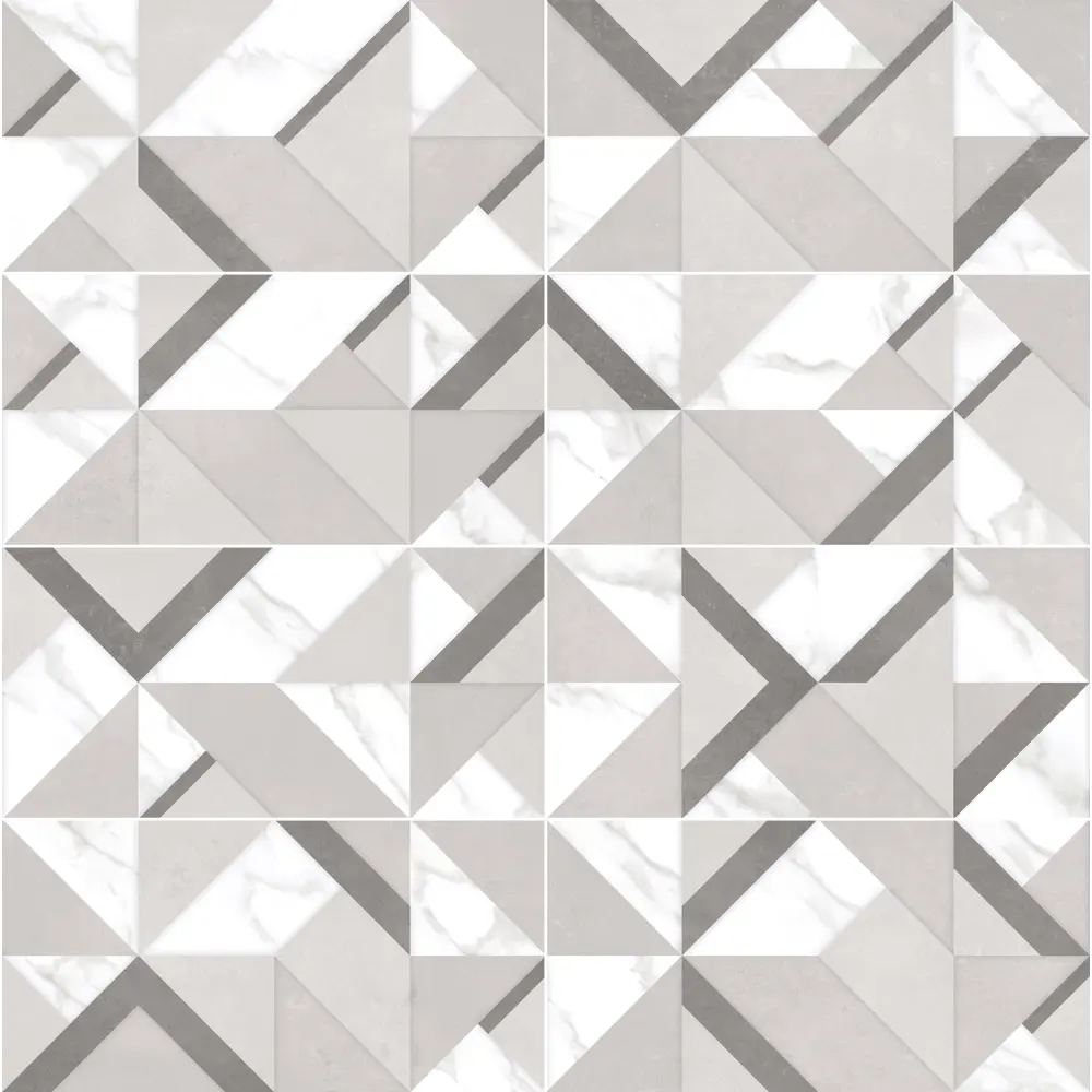 Настенная плитка KREAFORTA Mersey Tetris 20x40 см 1.62 м² матовая цвет серый 89413653 STLM-2147009 - Вид №2