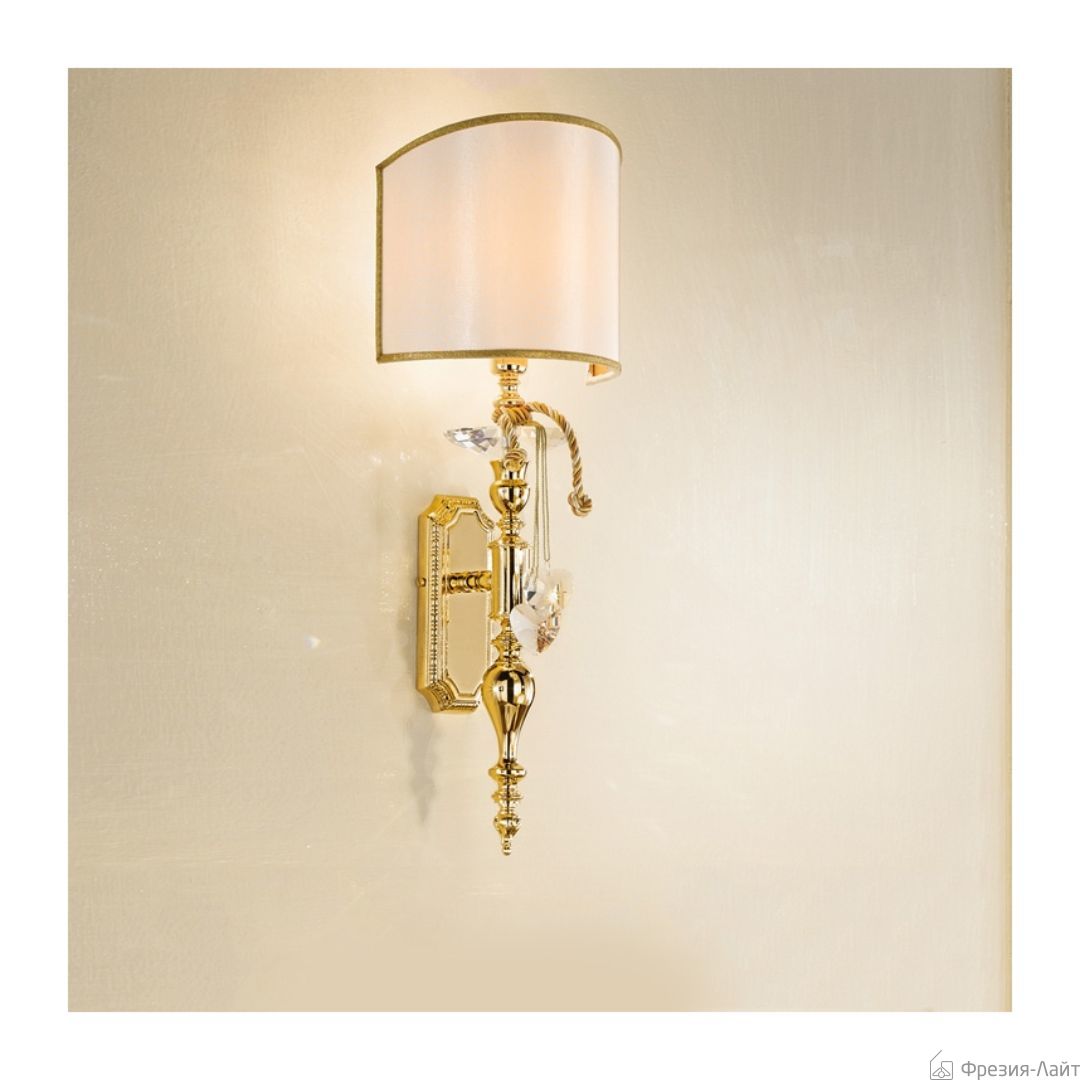 Masiero VE 1002 A1 G04 shiny chrome /white/silver бра 116523