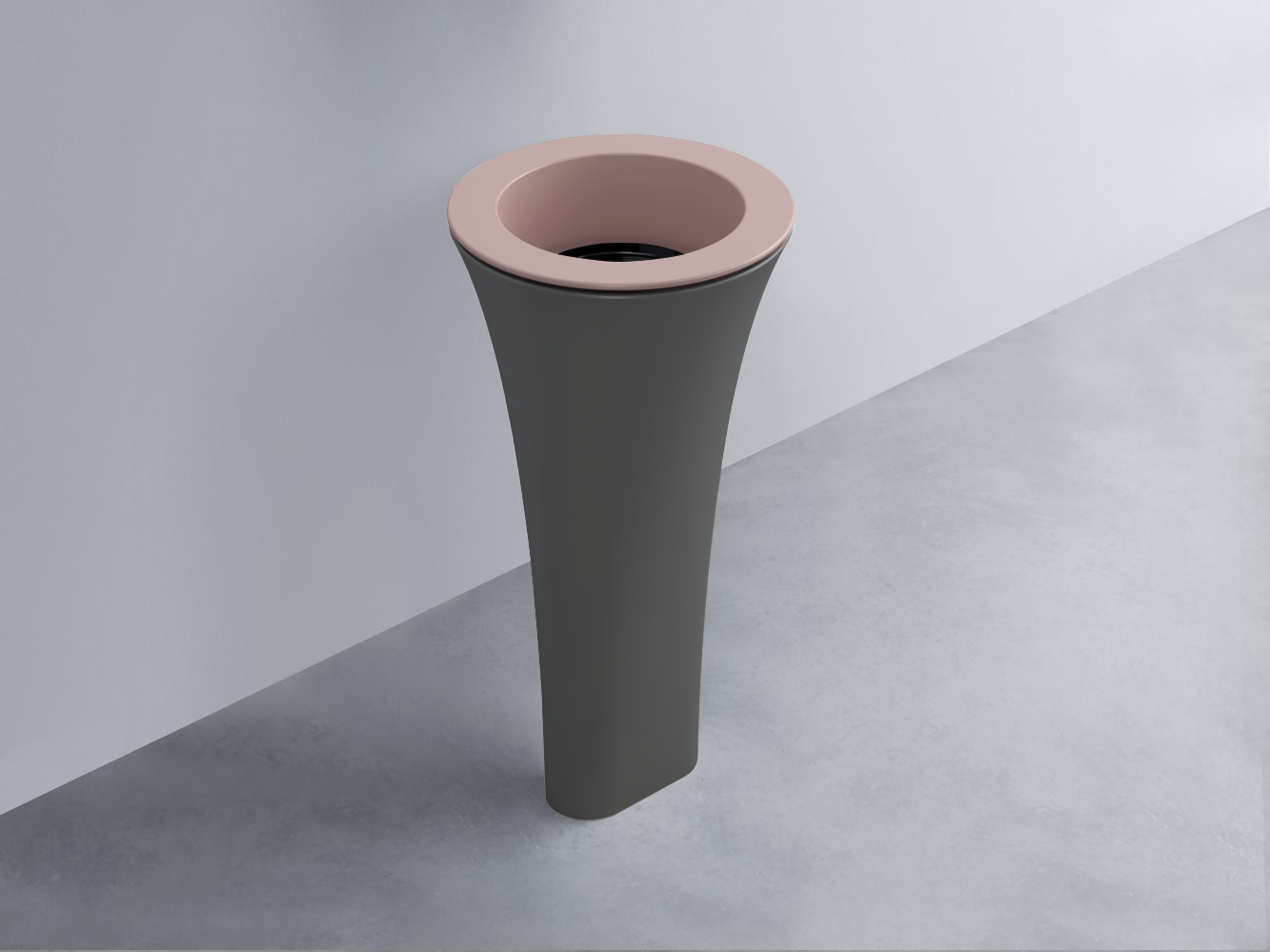 AMLA45-CP+AMPILT-N+AMCOLT-CM Раковина Amedeo Tondo отдельностоящая cielo Enjoy + Amedeo Ceramica Cielo