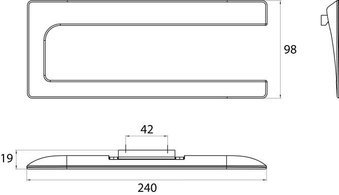 Emco Bad Вешалка для полотенец из металла Art 1655 001 01 - Вид №1