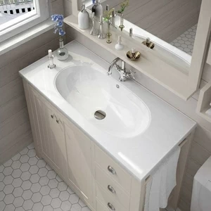 Avila Dos Раковина керамическая белая RUSTICO 100