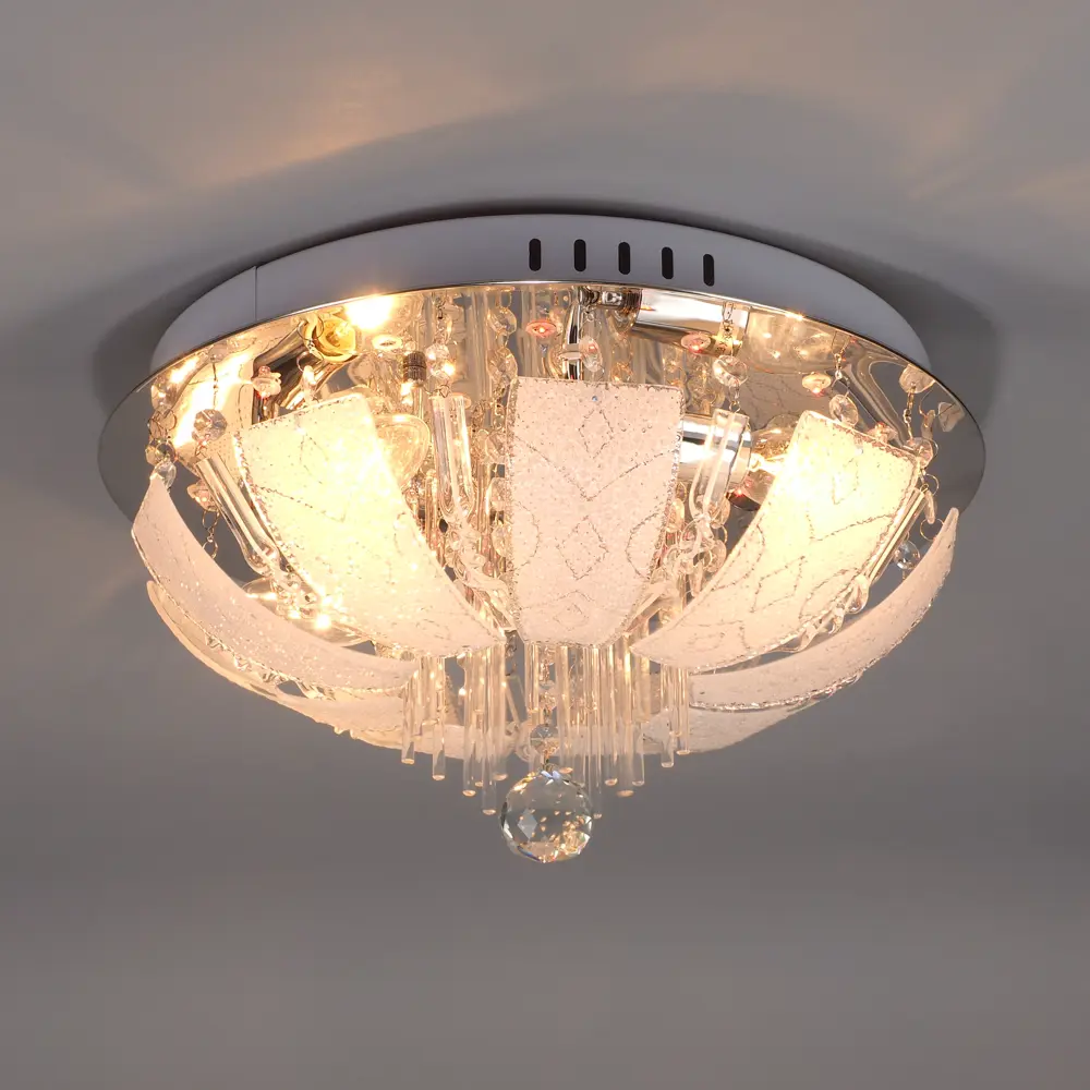 Люстра хрустальная подвесная Пари 4xE14x60 Вт, LED, металл/стекло, цвет хром 14089624 STLM-2074334 WINK 
