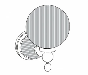 C68-523 C68-523 Настенный светильник ХРУСТАЛЬНЫЙ КУПОЛ Cristal & Bronze COUPOLE CRISTAL