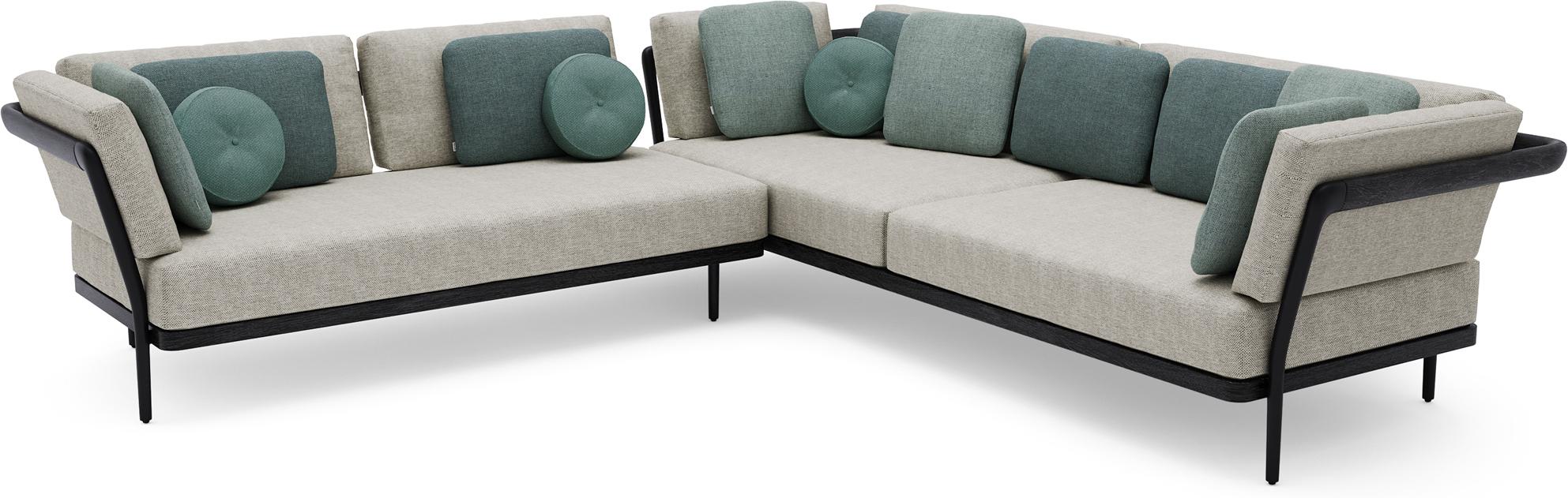 MNST1224 Concept 8 teak nero черный Manutti Flex