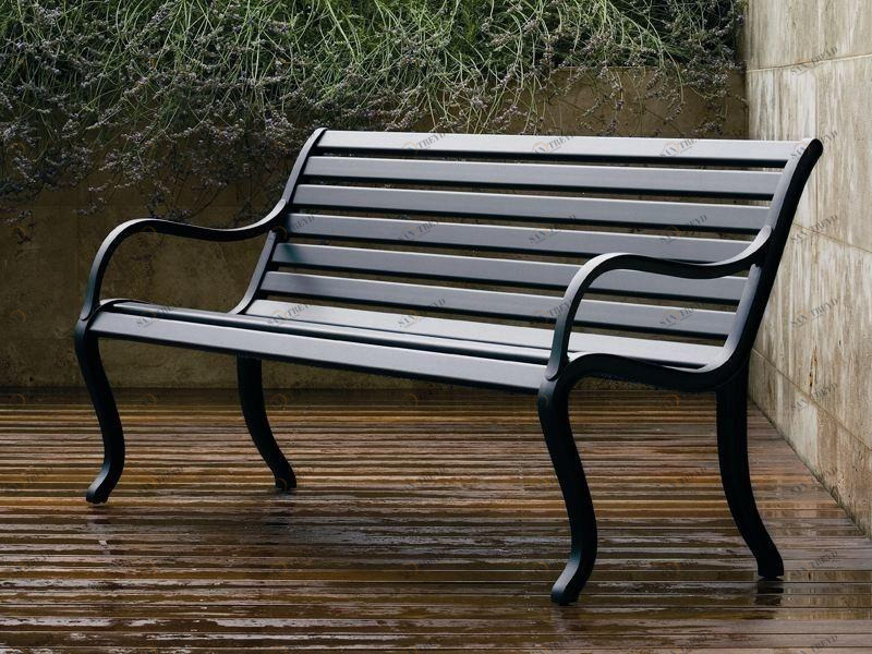 FAST Скамья из алюминия со спинкой Omnia selection sun-id-1387666