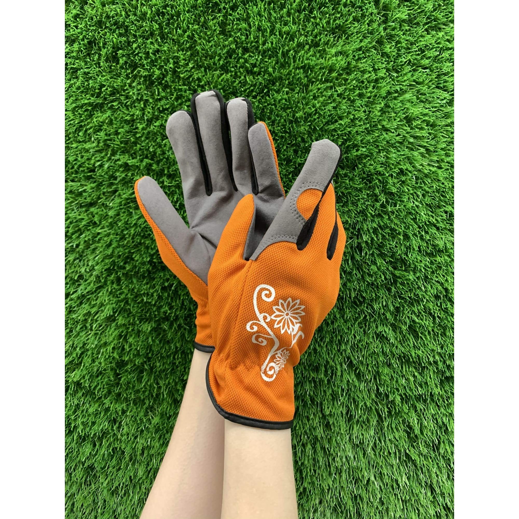 14264007 Перчатки садовые на резинке ht-9-M, искусственная кожа Santreyd  - Вид №2