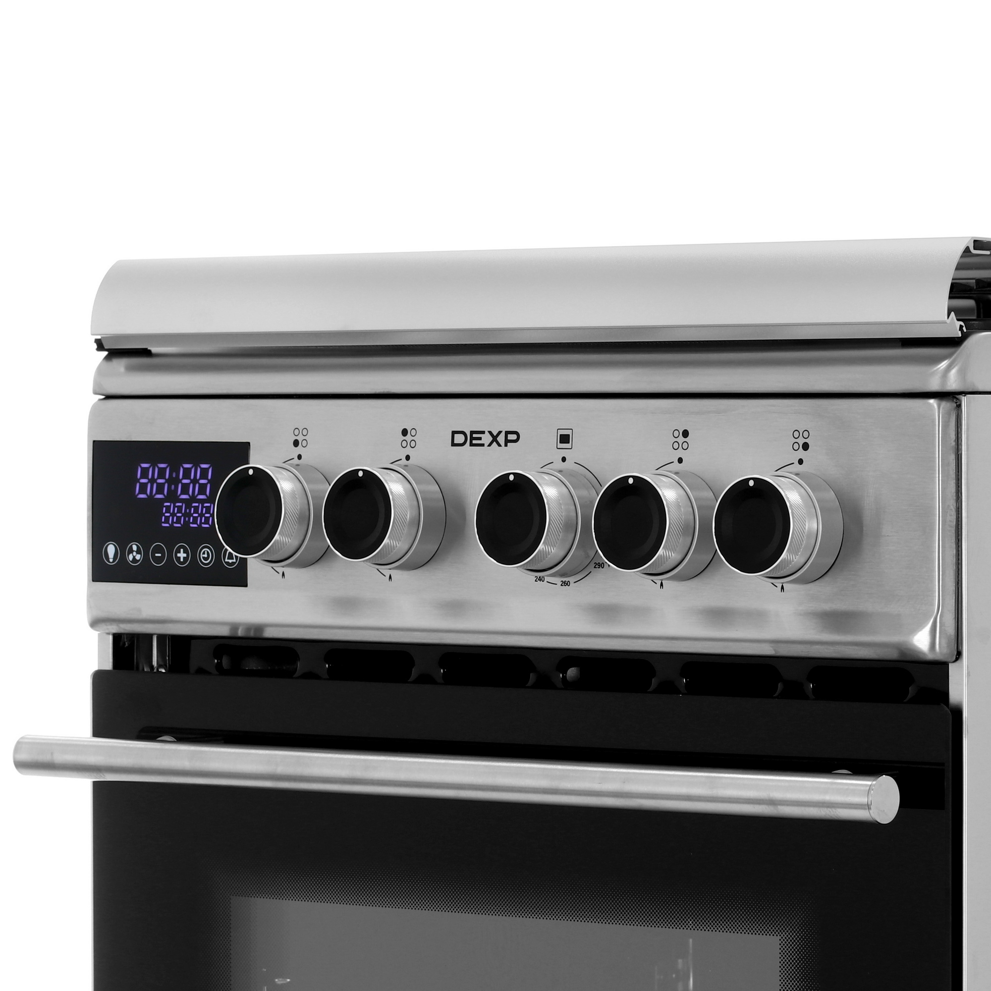 9119564 Газовая плита DEXP G35-2 серебристый STDN-0079379 - Вид №3