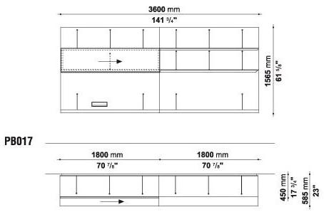 B&B Italia Стенка открытая с дверцей Pab sun-id-1474226 - Вид №15