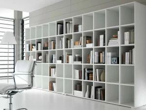 IFT Открытый лакированный офисный книжный шкаф Pratiko