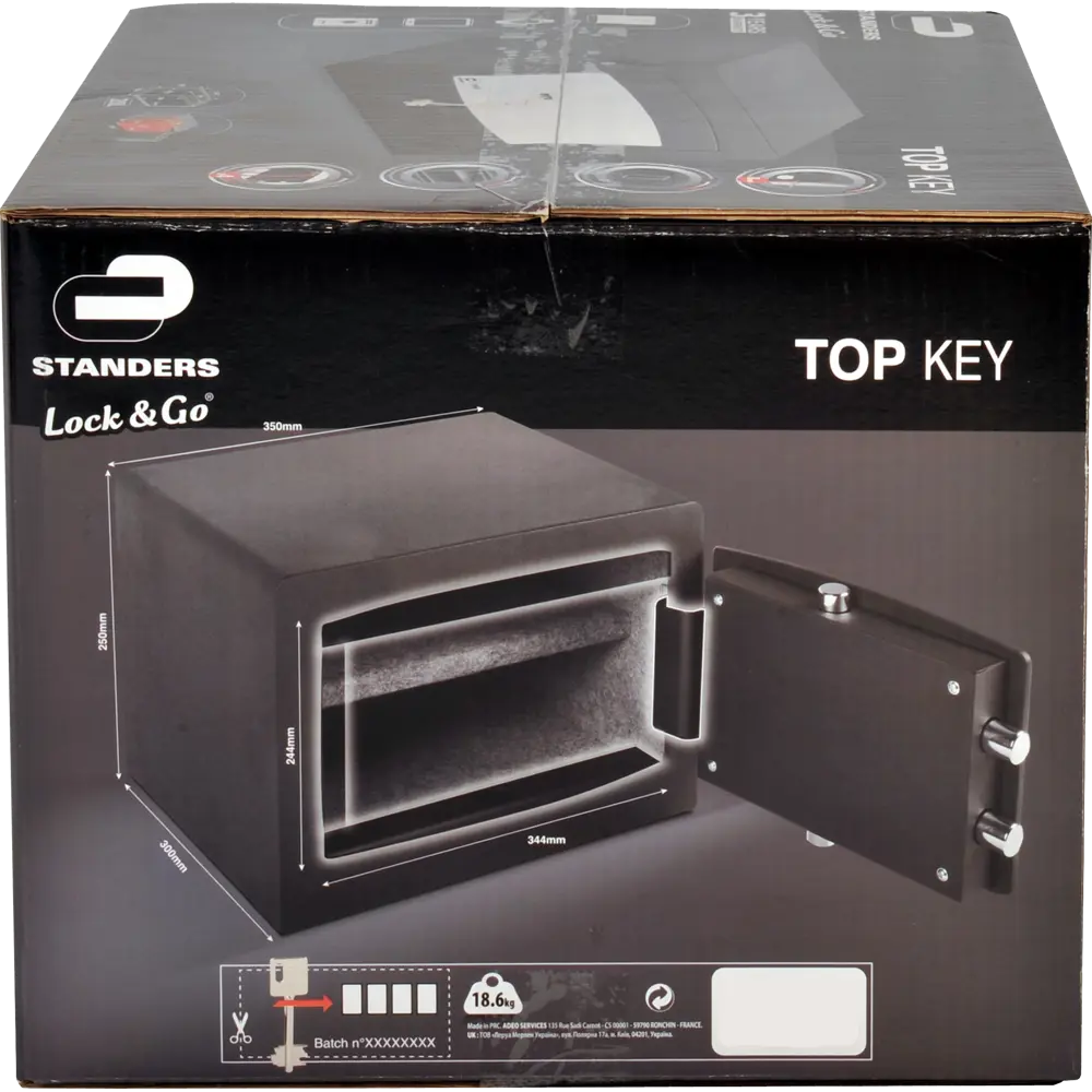Сейф мебельный Standers N3, ключевой замок, 20 л. 18180741 STLM-2057601  - Вид №7