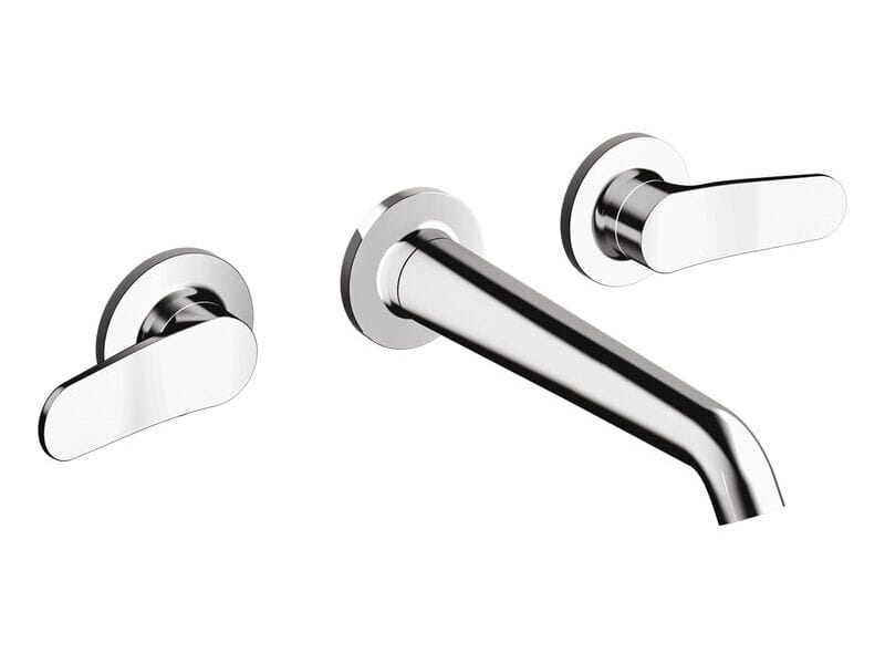 Настенный смеситель для раковины с отдельными розетками без слива CRISTINA Rubinetterie бочка ARCH-00013871