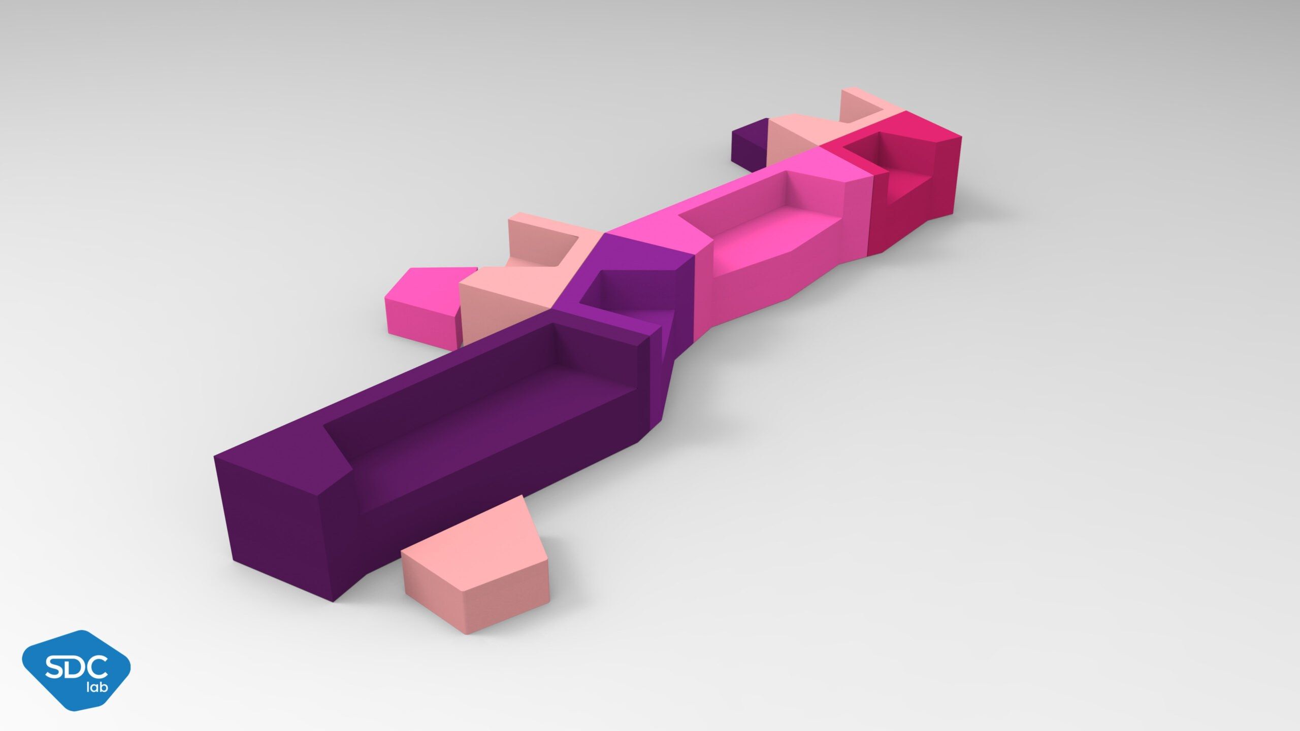 Пуф / подставка для ног из пены QM Quinze & Milan Dai ARCH-00046081 - Вид №4