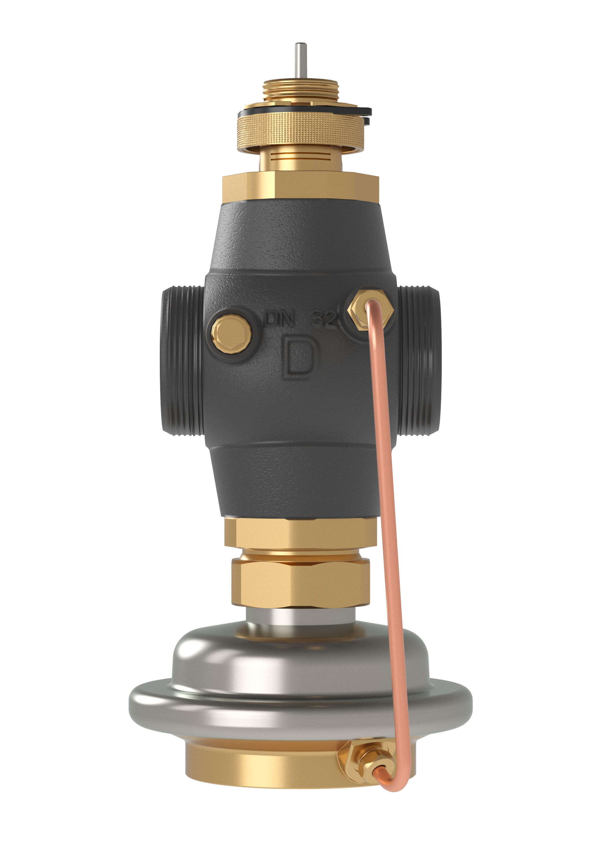 Danfoss Клапан регулирующий комбинированный AVQM с наружной резьбой или фланцевый Комб. р-рAVQM PN16 32/10//0,2/резьб. 003H6740  - Вид №46
