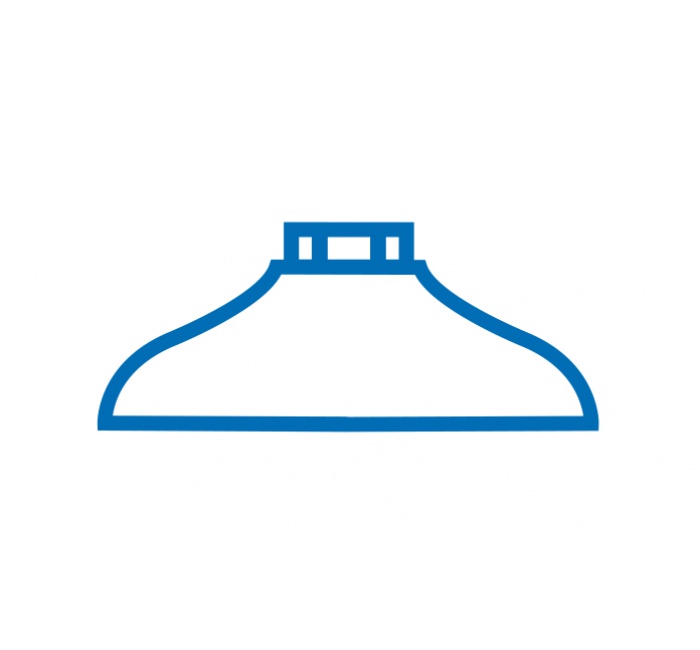 GW08 24 06 02 Genwec 1 1/4 "открытый латунный перелив 