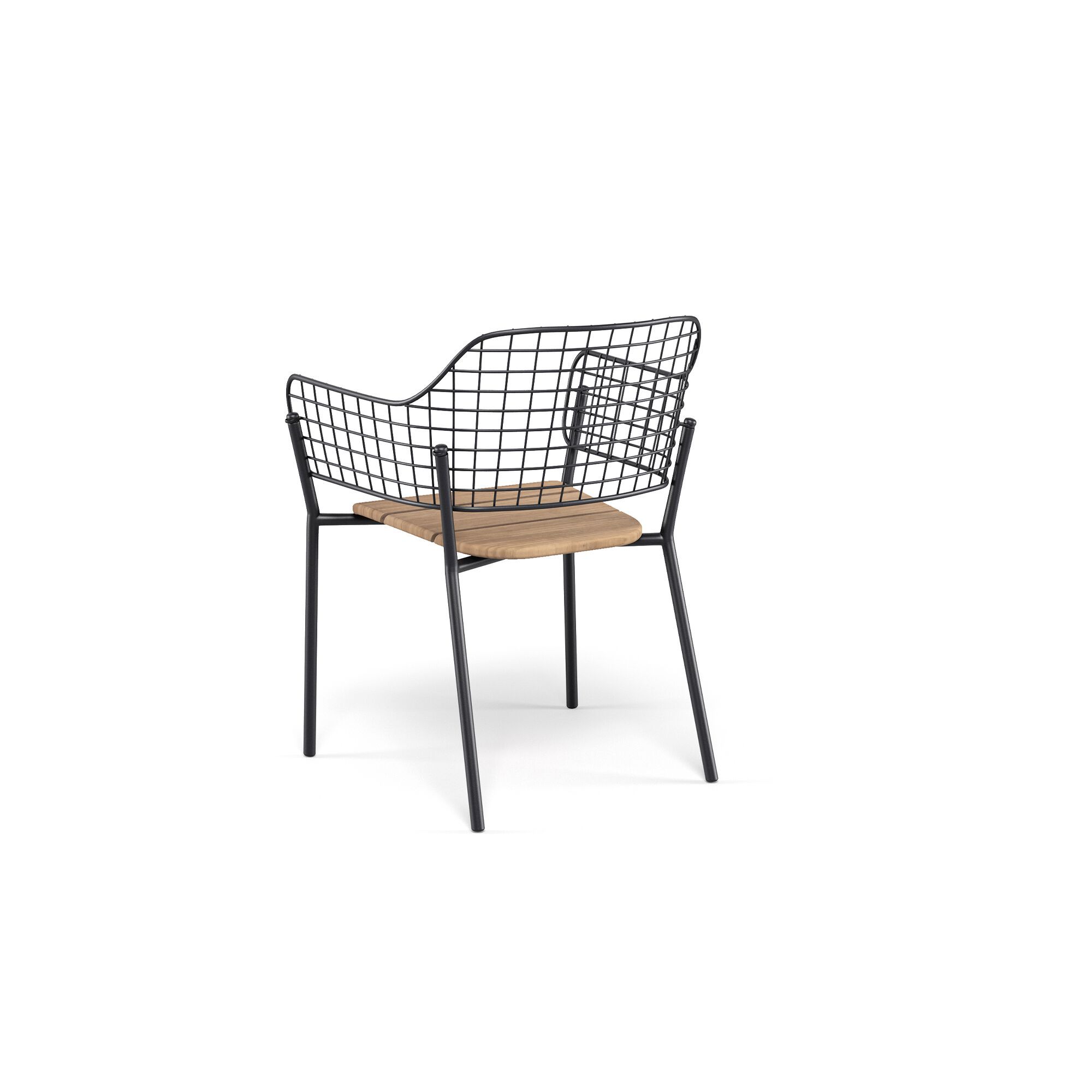 Садовый стул из нержавеющей стали с подлокотниками emu Lyze ARCH-00076431 - Вид №10