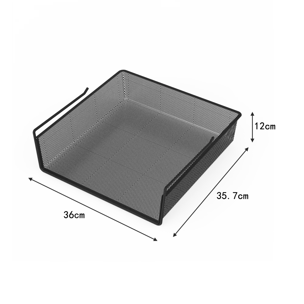 Выдвижная корзина с рамой KONSENSA 36x35.7x12 см цвет черный 89436157 STLM-2041338  - Вид №9
