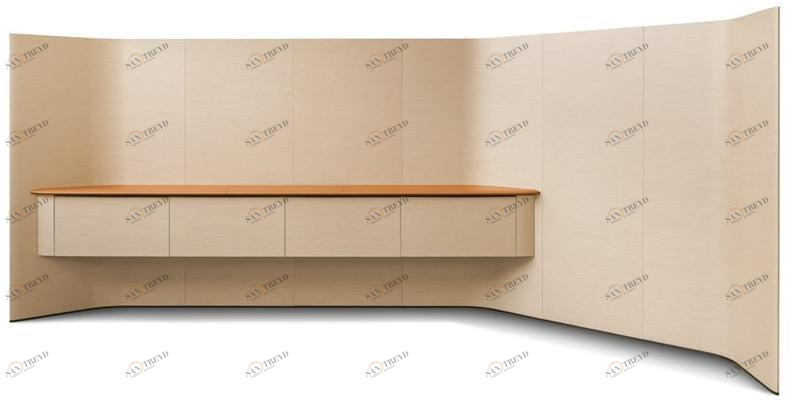 Poltrona Frau Отдельностоящая офисная перегородка из кожи L'ufficio - sistemi direzionali sun-id-1510678